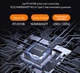 Зовнішня кишеня Blueendless 2815SN для M.2 SSD NVMe (PCIe) / NGFF (Sata) Type-C USB 3.1 Gen 2 - зображення 8