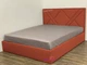 Кровать двуспальная 180x200 Астра Mebel-Day с подъемным механизмом Жаккард Морковный Багама (19) - изображение 1