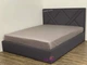 Кровать двуспальная 180x200 Астра Mebel-Day с подъемным механизмом Жаккард Темно-серый Саванна Нова (14) - изображение 1