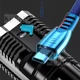Ручний світлодіодний акумуляторний ліхтар L SОЗ переносний LED+COB кишеньковий ліхтар USB ЮСБ - зображення 9