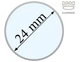 Капсула для монеты Kammer диаметром 24 мм акрил поштучно - изображение 4