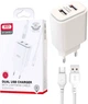Зарядное устройство XO L90C 2 USB 2.4A + кабель microUSB (29445) - изображение 1