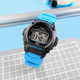 Мужские наручные часы Casio W-219H-2A2 Черный\Синий ремешок - изображение 1