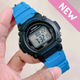 Мужские наручные часы Casio W-219H-2A2 Черный\Синий ремешок - изображение 7