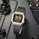 Наручний годинник на батарейці Casio W-217HM-9A Золотистий\Чорний - зображення 1