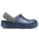 Чоловічі крокси Crocs Baya Lined Fuzz Strap Clog Navy/Slate Grey Relaxed Fit 206633-4HE-M8 40-41 Сині - зображення 1