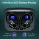 Спортивные беспроводные Bluetooth наушники TWS T59, с индикатором заряда и кнопками управления и LED дисплеем - изображение 5