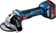 Акумуляторна кутова шліфмашина Bosch Professional GWS 180-LI +АКБ GBA 18V 4.0Ah і + З/П GAL 18V-40 + Кейс - изображение 3