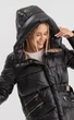 Женская зимняя куртка с капюшоном CLASNA 22D325CW Черная (XL) - изображение 6