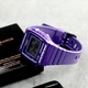 Женские наручные часы с подсветкой Casio W-215H-6A Виноград - изображение 5
