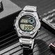 Мужские часы CASIO MWD-100HD-1A Серебро - изображение 3