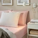 Простирадло на резинці IKEA DVALA 80х200 см світло-рожеве (803.967.66) - изображение 3