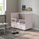 Дитяче ліжечко з ящиком IKEA MYLLRA 60х120 см рожеве (504.626.11) - зображення 6