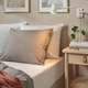 Простирадло на резинці IKEA ULLVIDE 140х200 см біле (103.427.67) - зображення 3