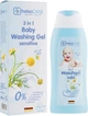 Дитячий ніжний гель для миття тіла та волосся 3 в 1 - HebaCARE Washing Gel 3in1 500ml (760839-31018572) - зображення 1