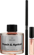 Аромадиффузор + тестер - Mira Max Peach & Apricot Fragrance Diffuser With Reeds 110ml (867535-57721) - изображение 2