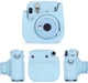 Чехол для фотокамеры FujiFilm INSTAX mini 11 / INSTAX mini 12 голубой - изображение 3