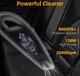 Автомобільний пилосос Vacuum Cleaner JM-XC120 8079 120W 2200 мАч чорний - зображення 4