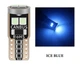 Лампочка автомобильная T10 6-SMD 3030 LED W5W - голубой - изображение 3