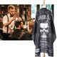 Пеньюар/накидка парикмахерская для стрижки с регулируемой застежкой Haircut Apron черный (GS-71033) - изображение 10