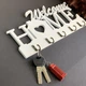 Вешалка для ключей на стену , ключница WoW Present"Welcome Home" с сердцем белая 01051-біл - изображение 8