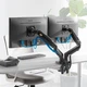 Кріплення настільне V-Star V160 для 2-х моніторів 17-27" Black - зображення 5