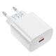 Зарядный адаптер HOCO C76A Plus Source 20W 3A Type-C PD QC белый - изображение 1