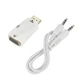 Конвертер відео адаптер HDMI-VGA зі звуком (білий) - зображення 4