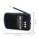 Радіоприймач Golon ICF-8 акумуляторний FM/AM/SW з можливістю відтворення USB/microCD з/в USB-microUSB чорний - изображение 2