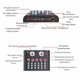 Звуковая карта внешняя FG V8 Черный с Bluetooth и 12 звуковыми эффектами, 6 видами эффектов голоса - изображение 3