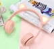 Беспроводные наушники с кошачьими ушками и лед подсветкой Cat Ear Y47 Led, Bluetooth наушники с микрофоном Розовые - изображение 3