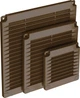 Вентиляционная решетка Airroxy 150x150 brown (02-318) - изображение 1