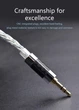 Кабель для навушників Knowledge Zenith Silver&Blue Cable 90-8 (2pin, C) (90402370) - зображення 5