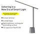 Лампа настольная BASEUS Rechargeable Folding Reading Desk Lamp DGZG-0G, серая - изображение 5
