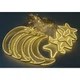 Гірлянда Xmas Copper curtain 7260 9WW-1, 3x0.7 м, жовтий світло - изображение 2