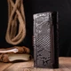 Лакированный женский кошелек из натуральной фактурной кожи KARYA 21025 Коричневый - изображение 9