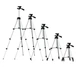 Штатив для фотоаппарата раскладной 35-102 см портативный трипод в коробке TRIPOD 3120 - изображение 5