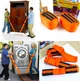 Ремни для переноски мебели и крупногабаритных грузов 2,5м до 200кг CARRY FURNISHINGS EASIER 2шт оранжевый - изображение 3