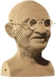 3D пазл-конструктор Cartonic 3D Puzzle Mahatma Махатма Ганді Картонний (CARTMGDH) - зображення 6