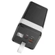 Повербанк на 50000mAh с быстрой зарядкой HOCO Powermaster fully (2USB/1Type-C, 22,5W, PD/QC, 5A). Black - изображение 2