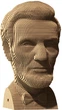 3D пазл-конструктор Cartonic 3D Puzzle Lincoln Авраам Лінкольн Картонний (CARTMLNC) - зображення 5