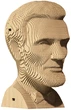 3D пазл-конструктор Cartonic 3D Puzzle Lincoln Авраам Лінкольн Картонний (CARTMLNC) - зображення 7