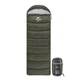 Спальник с капюшоном с левой молнией Naturehike U150 NH20MSD07, оптимальная температура 11°C, 190 х 75 см зеленый - изображение 1