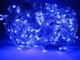 Светодиодная гирлянда Lampiki на 200 LED синяя 8 режимов от сети для помещения и улицы под накрытием - изображение 1