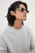 Свитшот оверсайз H&M М серый меланж 0685813037 - изображение 5
