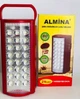 Фонарь переносной светодиодный с повербанком ALFARID (Almina) , встроенный аккумулятор DL-2424 30000 MAH, 24 LED, ЗУ 220V - изображение 3