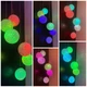 Світлодіодна вулична гірлянда WHISKET, на сонячній батареї, RGB, кришталеві кулі, 6 см - зображення 2