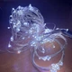 Гірлянда Кінський хвіст 200 LED 10 ліній по 2 м, 20 діодів, нитка (білий) на батарейках - зображення 3