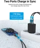 Зарядний пристрій Vention USB Type C + QC4.0 (18-20W) Black (FBBB0-EU) - зображення 7