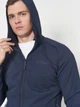 Спортивна кофта чоловіча Jack Wolfskin Baiselberg Hooded Fz M 1710541-1010 XL Темно-синя (4064993557060) - зображення 4